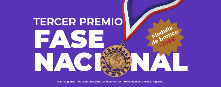 Banners XV Concurso Olimpidasgeografia_SEGUNDO PREMIO FASE NACIONAL Medalla de bronce y 100€